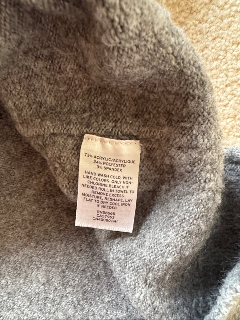 Caslon Women’s Gray Crewneck Sweater size Small - Picture 8 of 9
